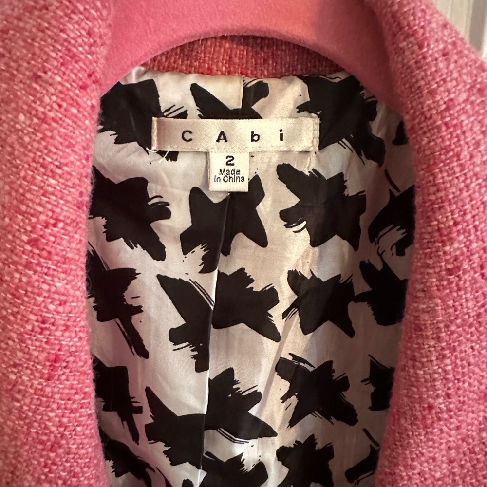 CAbi Madison Avenue Tweed Coat Style 176 legally blonde vibes - Picture 4 of 7